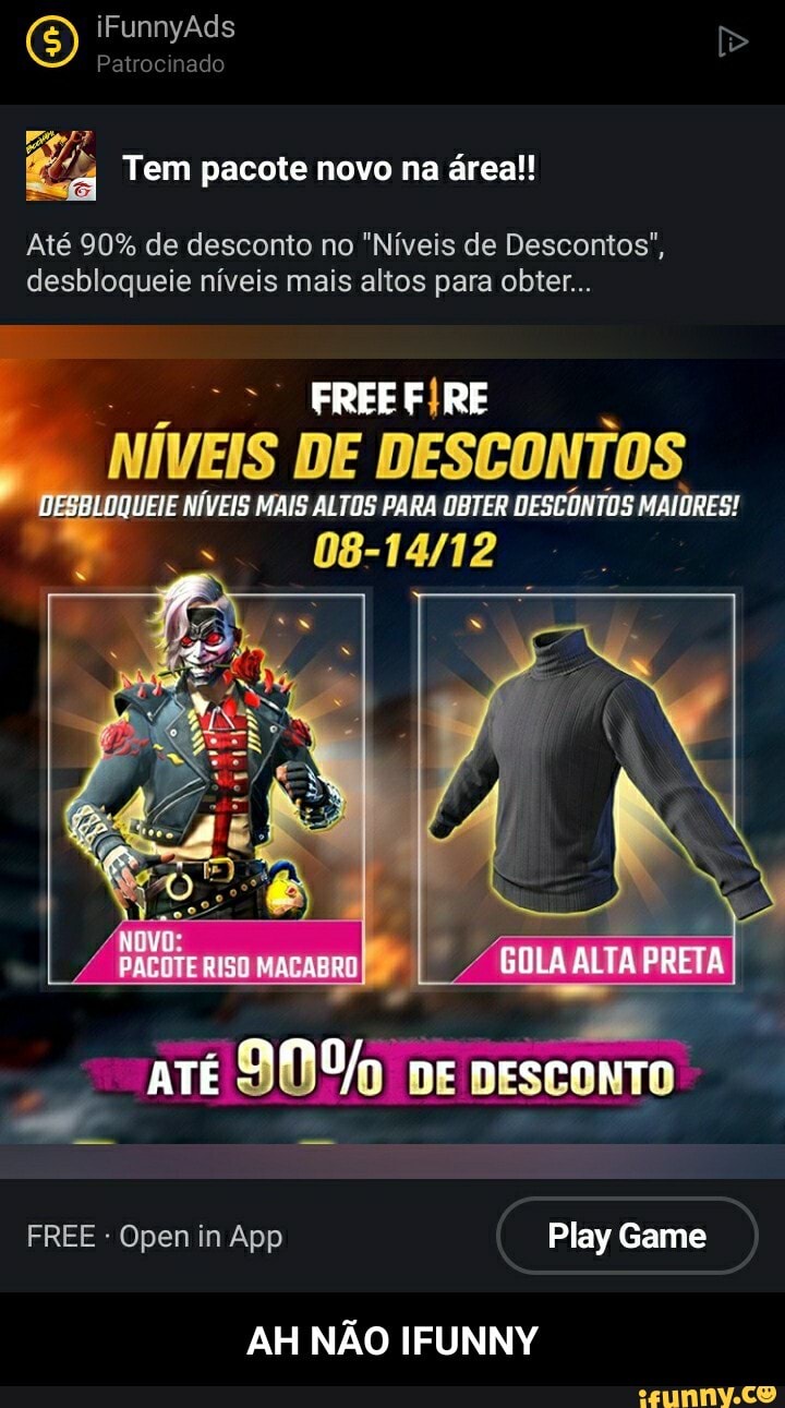 GOLA ALTA PRETA, Free Fire