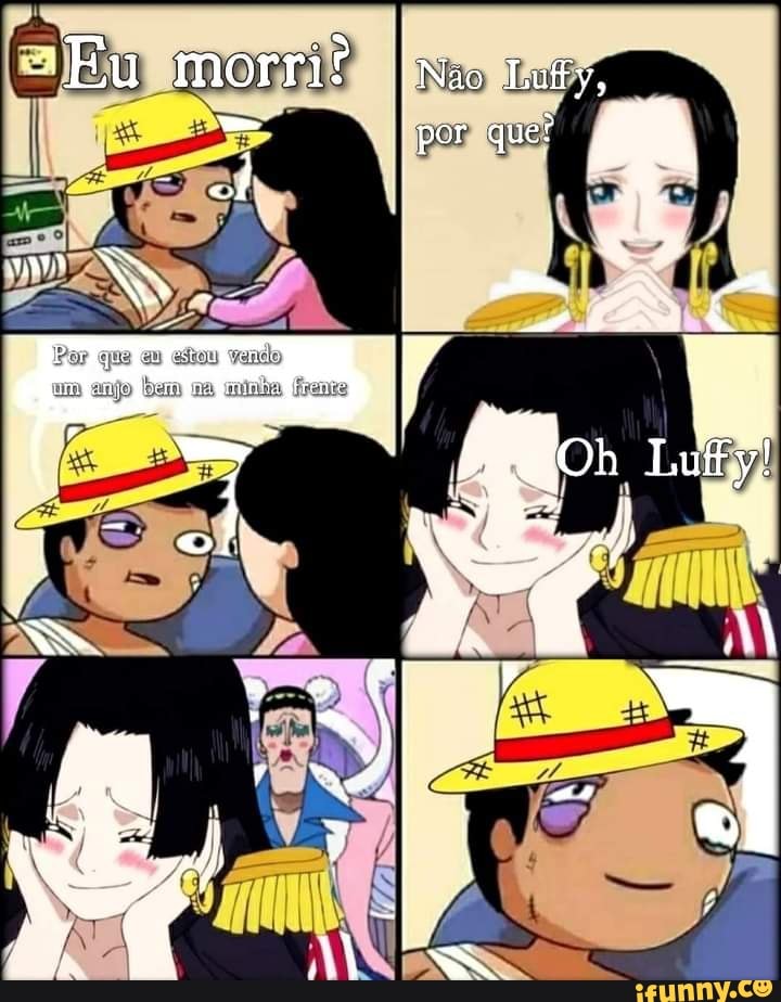 AS CORES DA ROUPA DO LUFFY, IGUAIS A DE UMA BORRACHA KKKKKK MUITO BOM -  iFunny Brazil