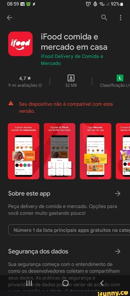 Delivery de Comida e Mercado - iFood