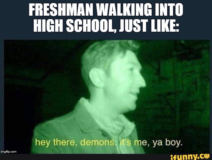 high school freshman memes