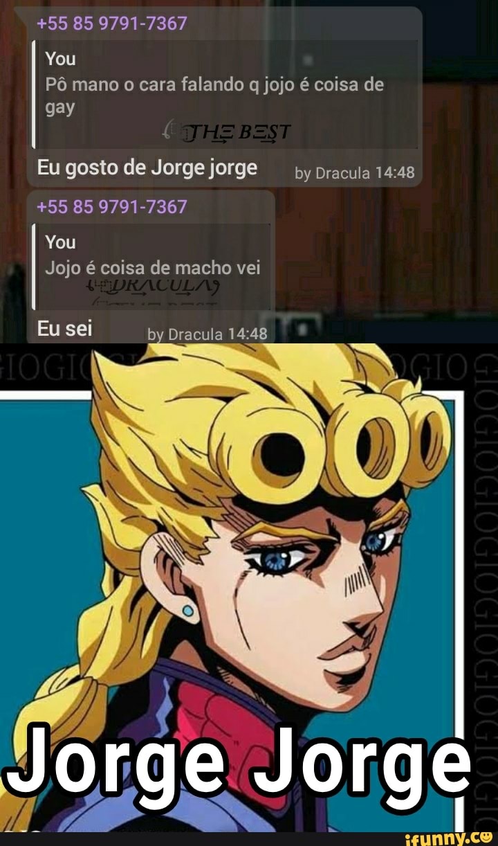 Sobre umas coisas de macho em JoJo