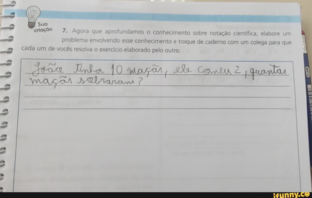 resolva as questões de notação científica.​ 