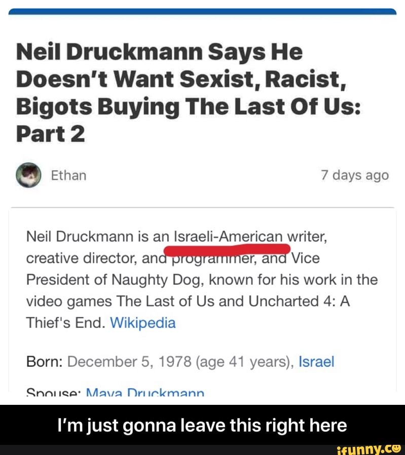 Neil Druckmann - Wikipedia