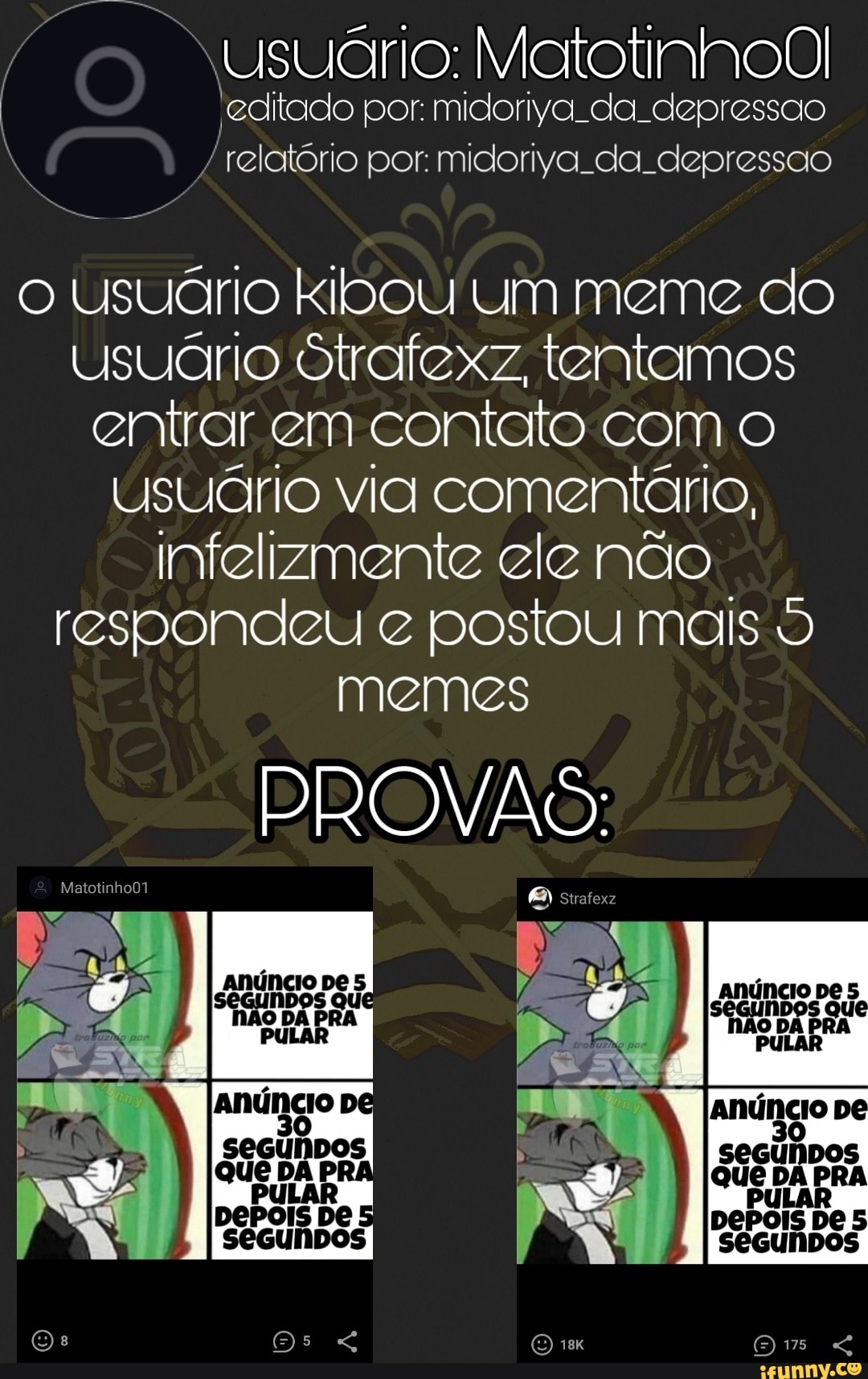 Quando alguém diz que você kibou no meme que você criou SUS