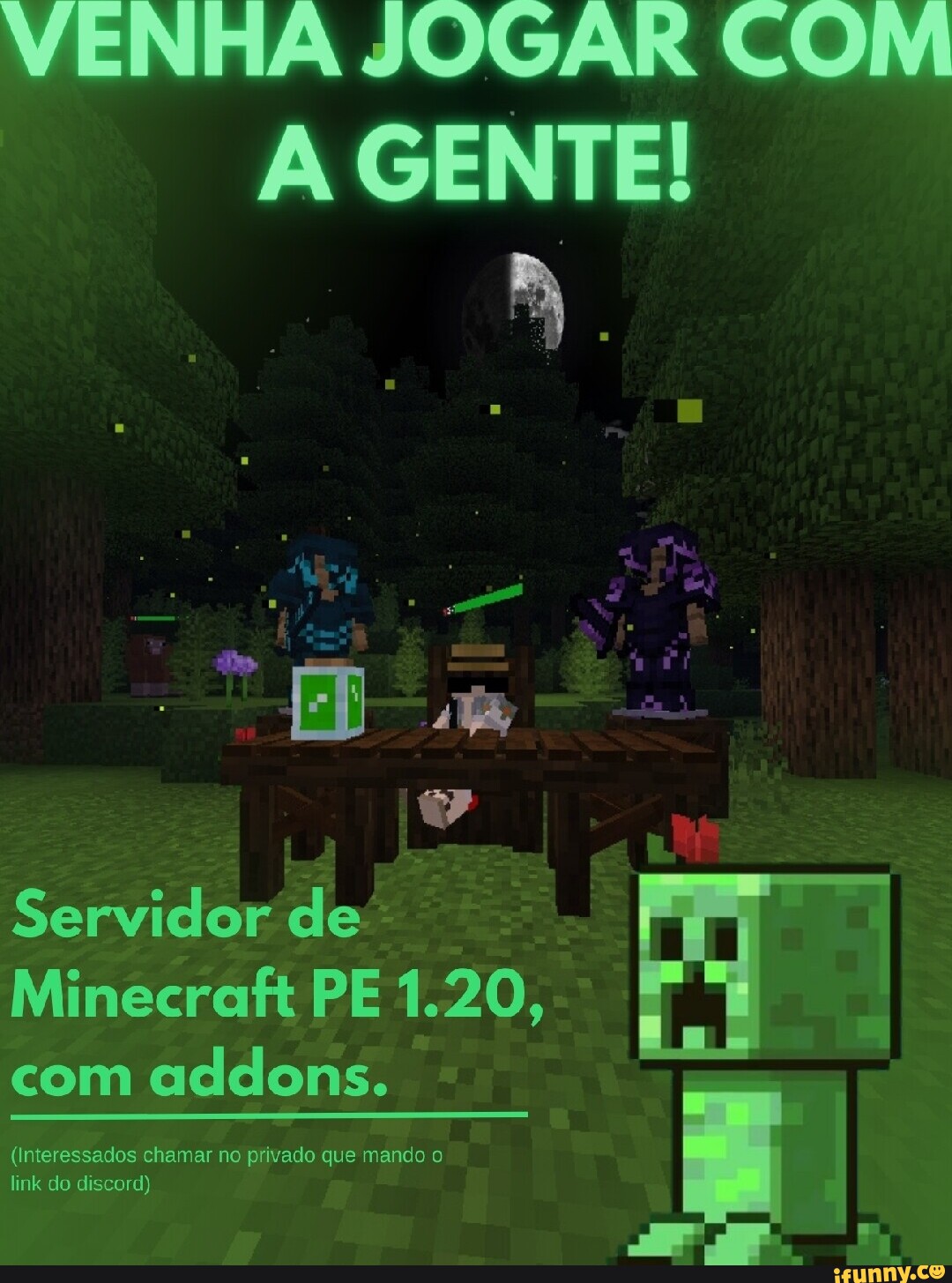 ABRIR Minecraft online Forneça jogos de alta qualidade gratuitamente para  ajudá-lo a passar o te Anúncio I - iFunny Brazil