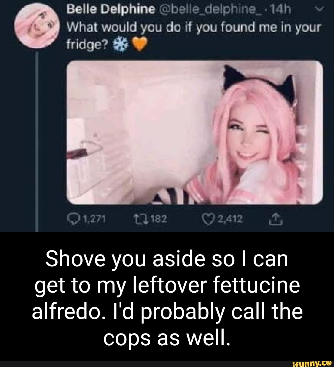 What would you do?, Belle Delphine in a Fridge