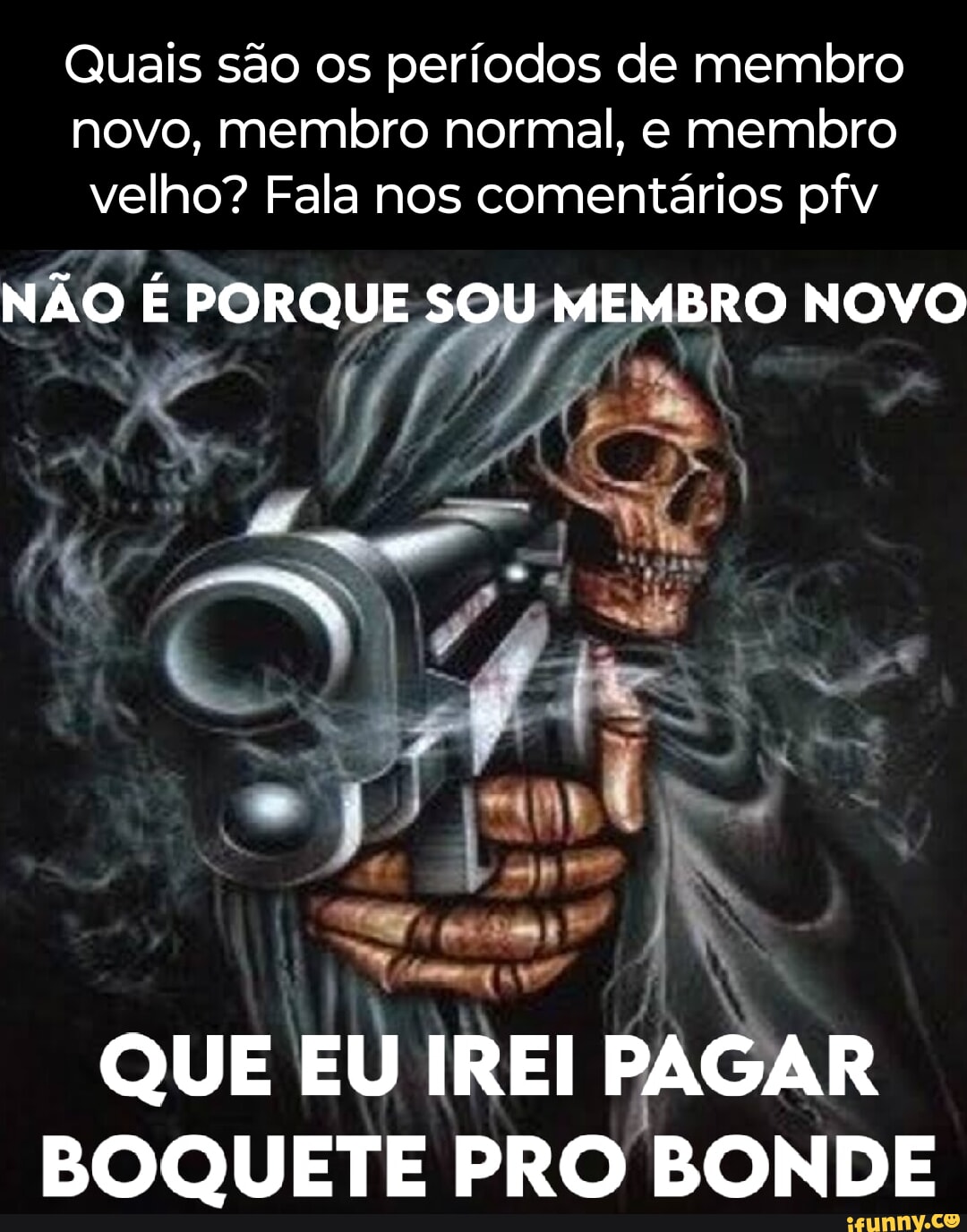 Quais são os períodos de membro novo, membro normal, e membro velho ...