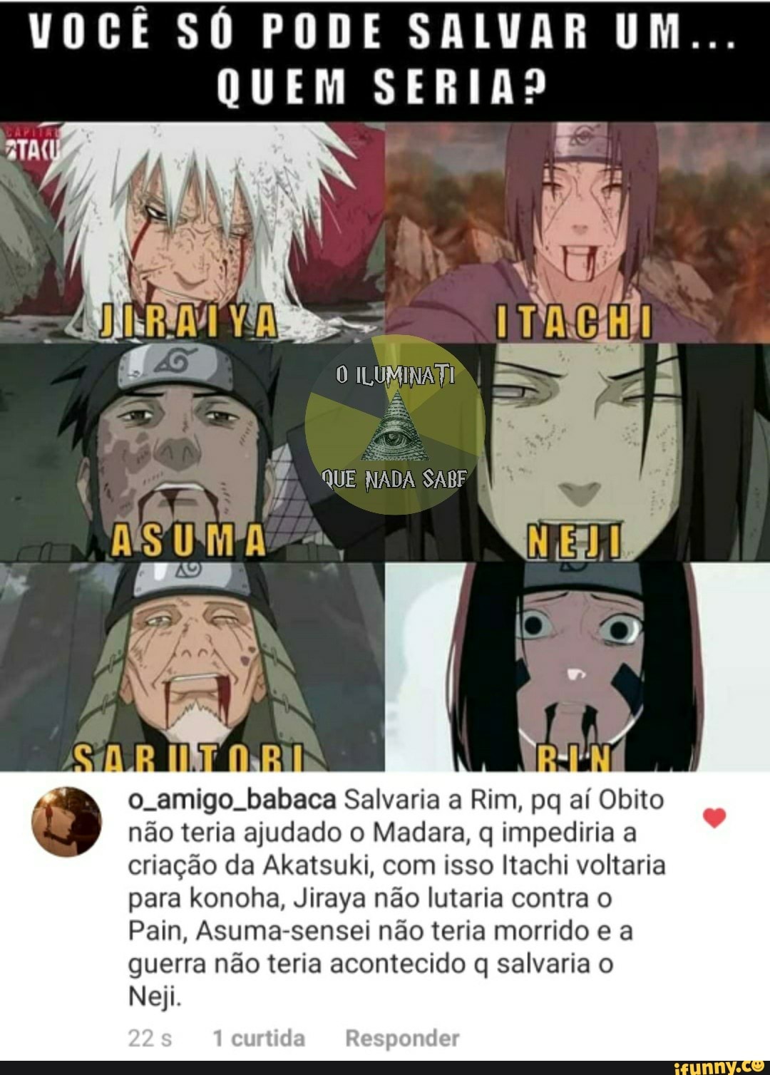 30 MINUTOS DE MEMES EM IMAGENS - akatsuki 