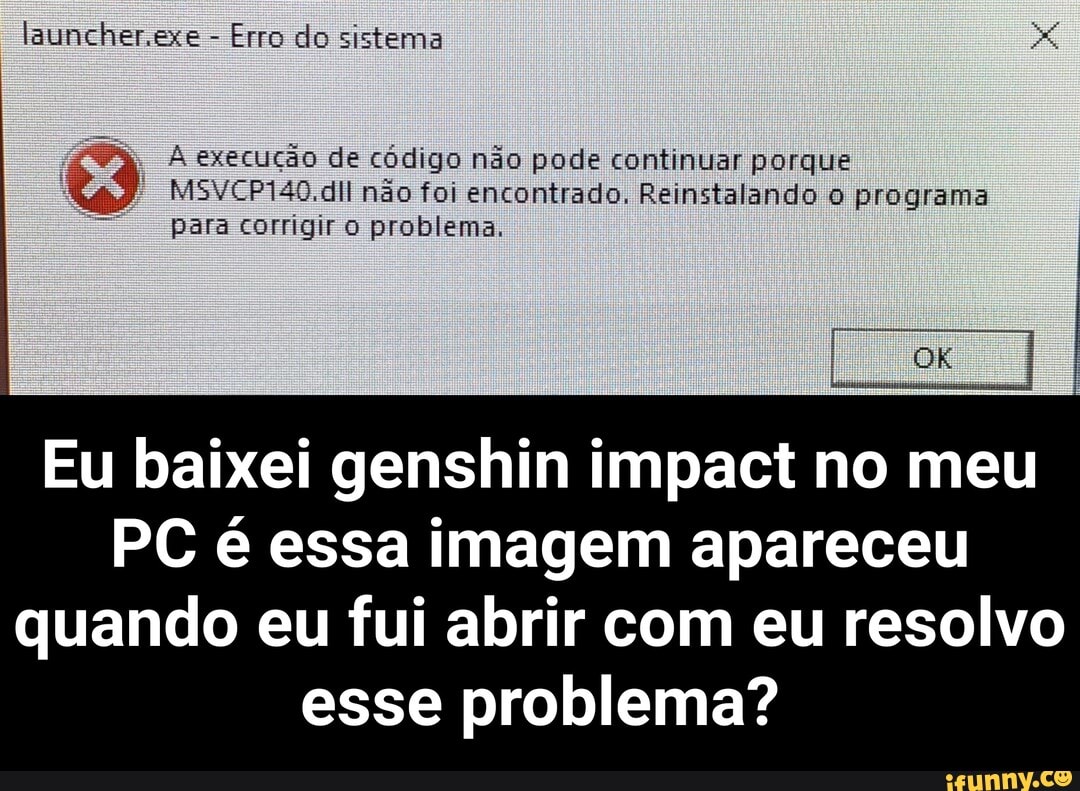 Um código foi encontrado por um - Genshin Impact Brasil