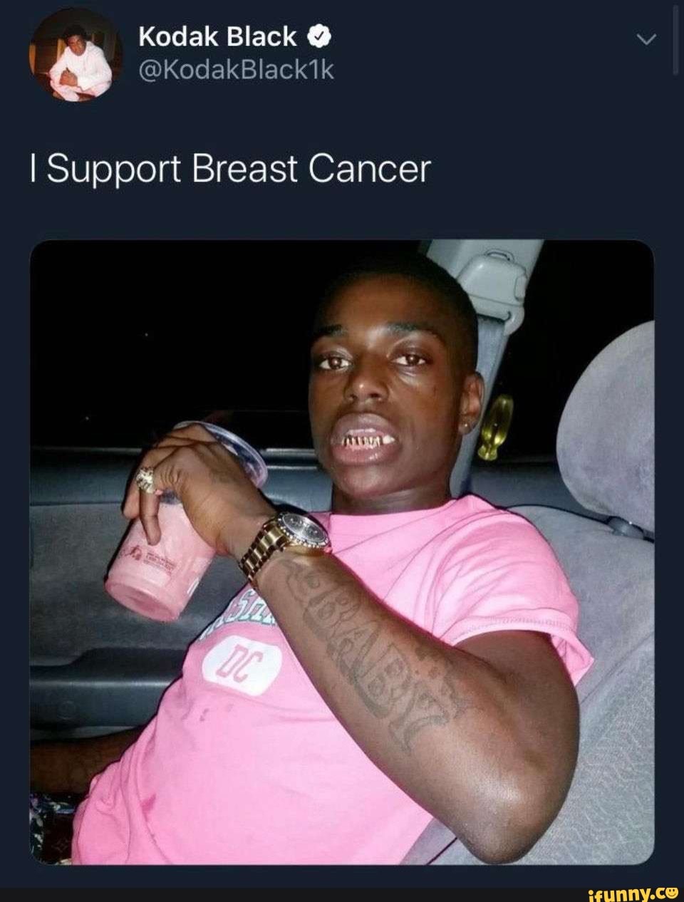 Kodak Black @ I Support Breast Cancer - iFunny Brazil