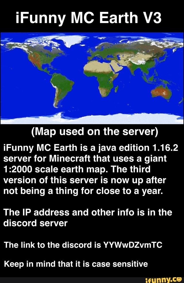 _ iFunny MC Earth (Map used on the server) iFunny MC Earth is a