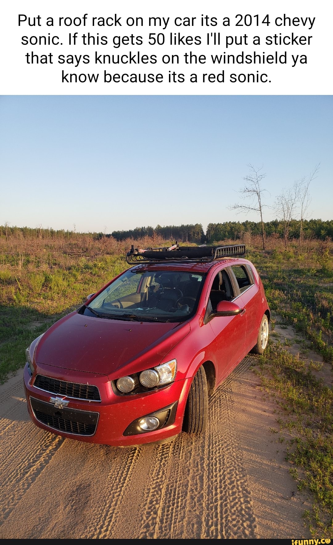 Chevrolet sonic roof online rack