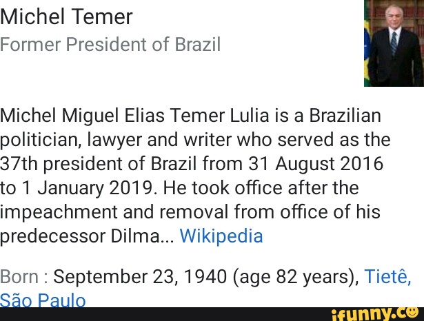 President of Brazil - Wikipedia