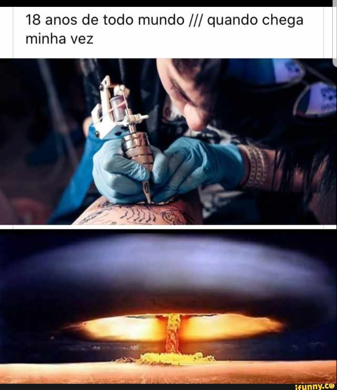 Chega! Agora é minha vez