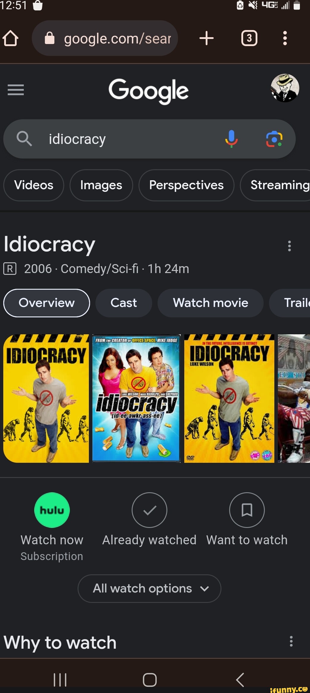 Idiocracy streaming hot sale