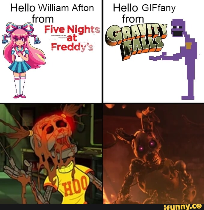 FIVE NIGHTS AT FREDDY] Eu sempre volto, meu filho, salsicha afton