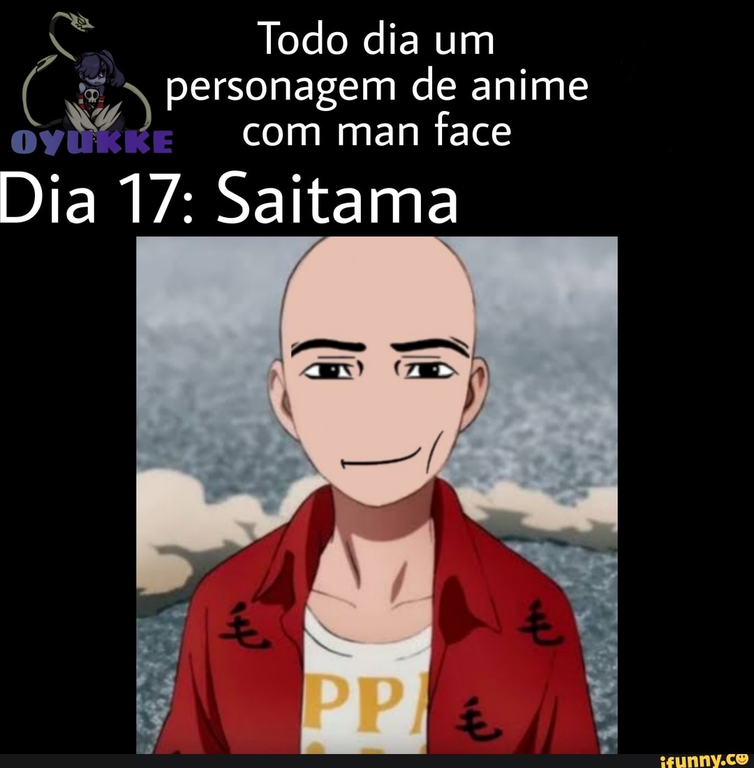 Todo dia um personagem com a cara do roblox. Dia 2: Saitama - iFunny Brazil