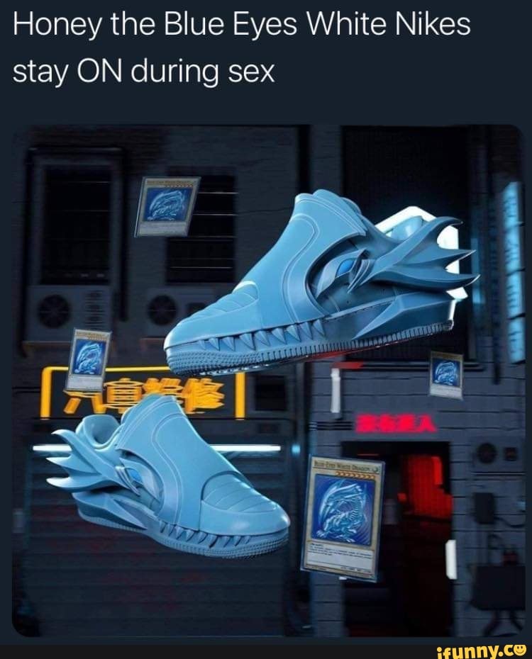 White shop nikes meme