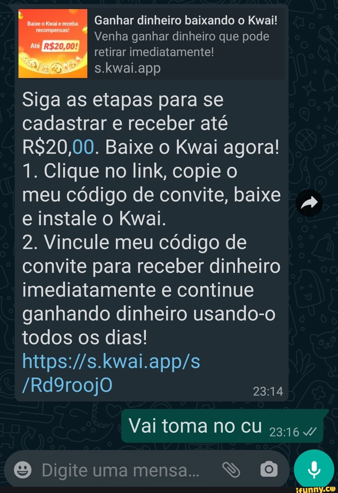 Venha ganhar dinheiro que pode retirar imediatamente!