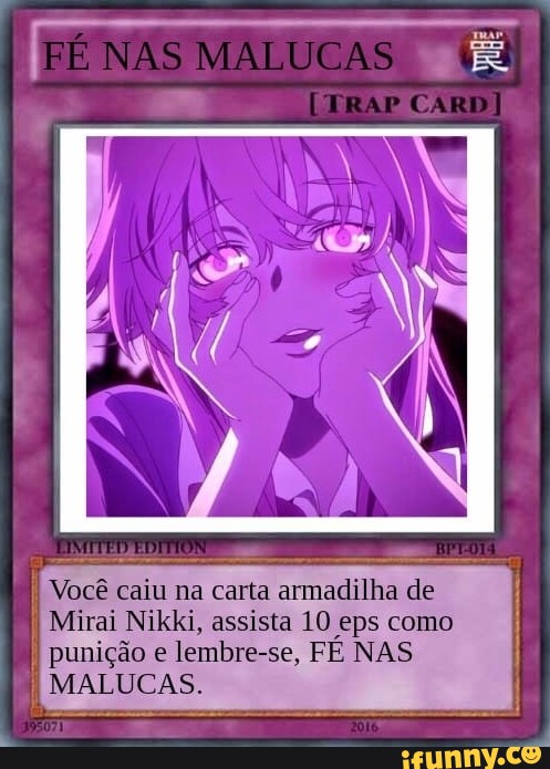 Quem voce seria de Mirai Nikki ?