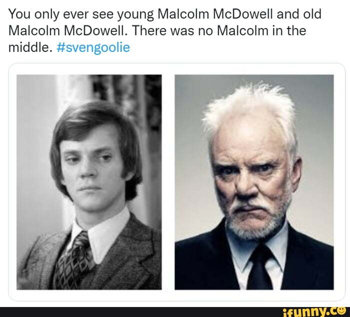 malcolm mcdowell young