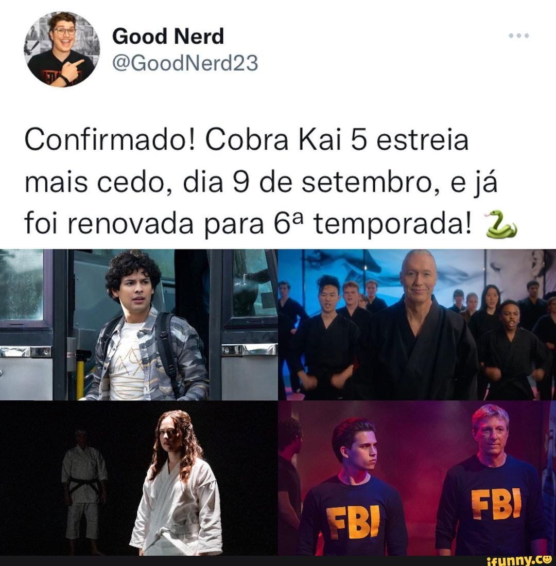 Cobra Kai': quinta temporada estreia dia 9 de setembro