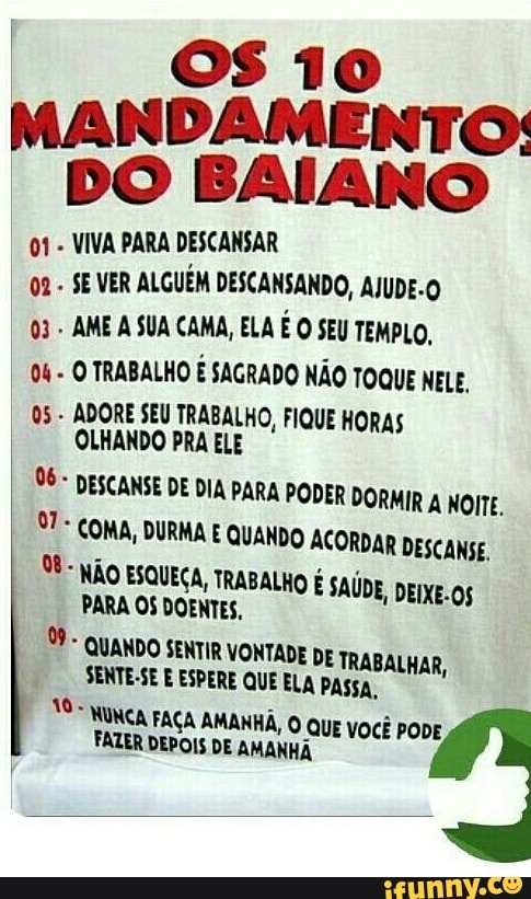 Trabalha, trabalhador. Descanse no seu dia, Mas não se esqueça