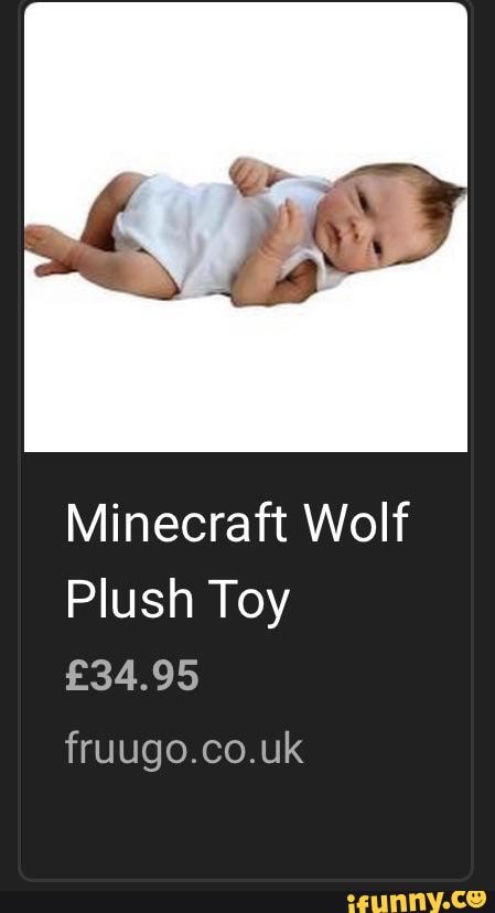 Minecraft Wolf Plush Toy fruugo.co.uk - iFunny Brazil