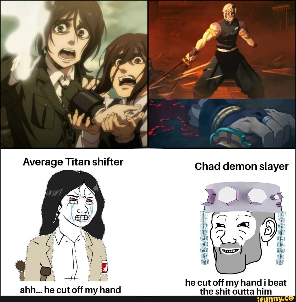 based halu-chad: titanfolk  Chad, Memes, Attack on titan