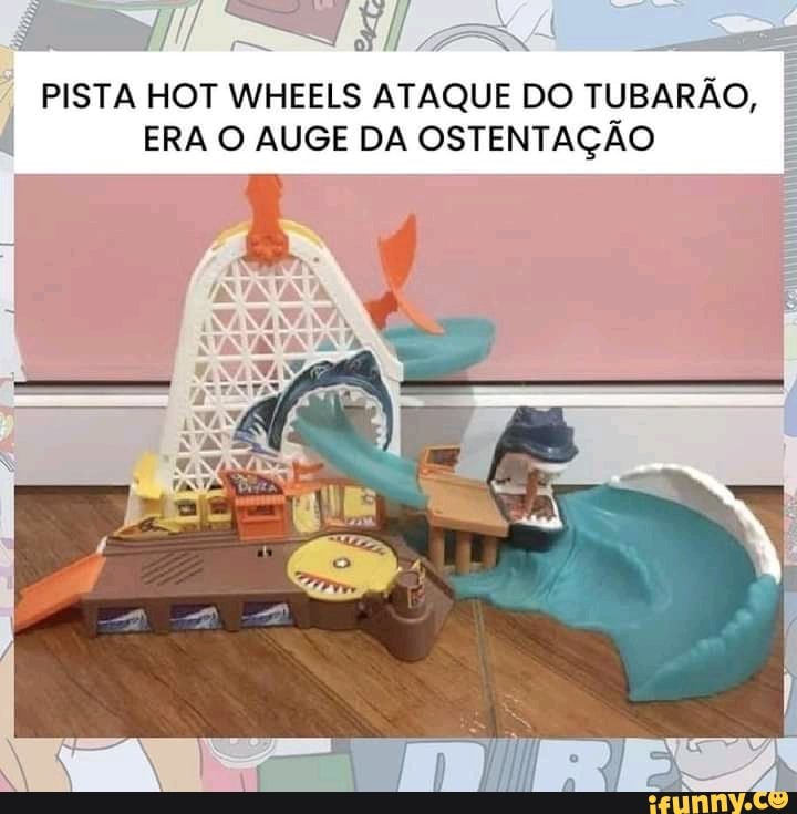 Pista Ataque do Tubarão Hot Wheels