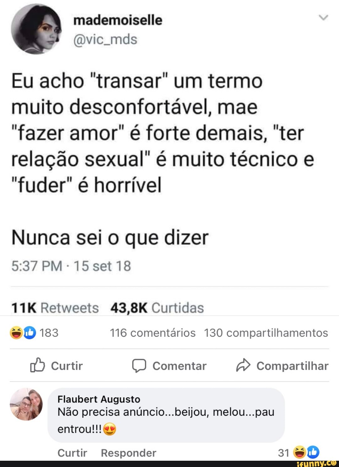 Eu acho 