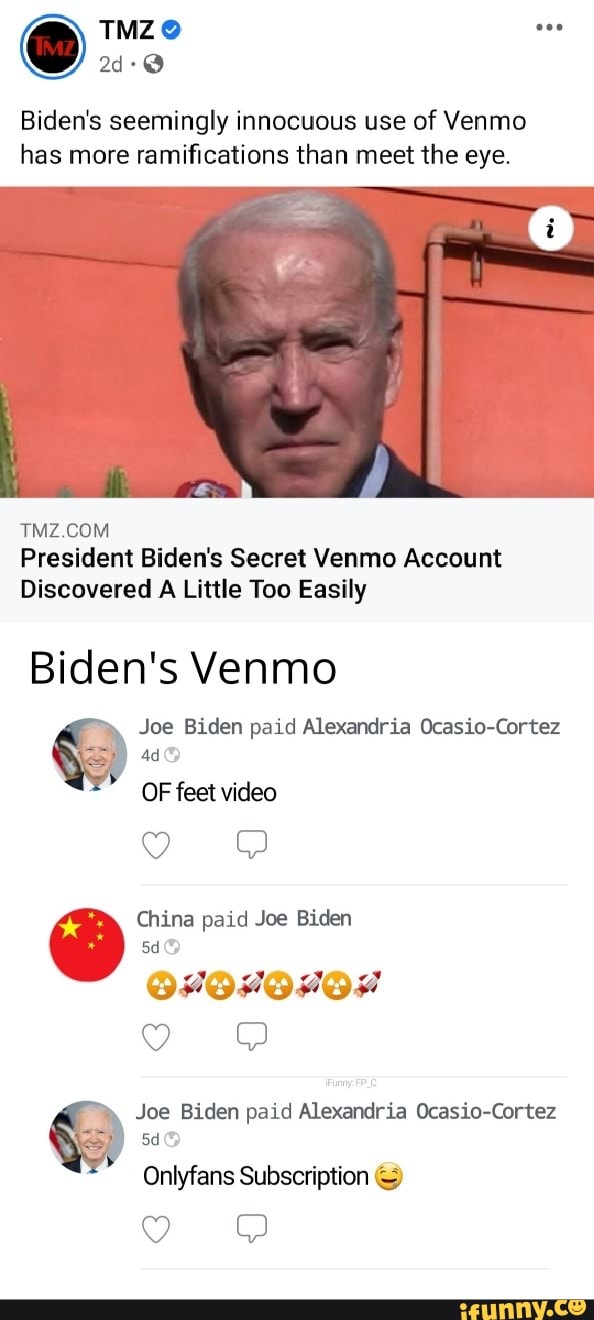 We Found Joe Biden's Secret Venmo. Here's Why That's A Privacy Nightmare  For Everyone