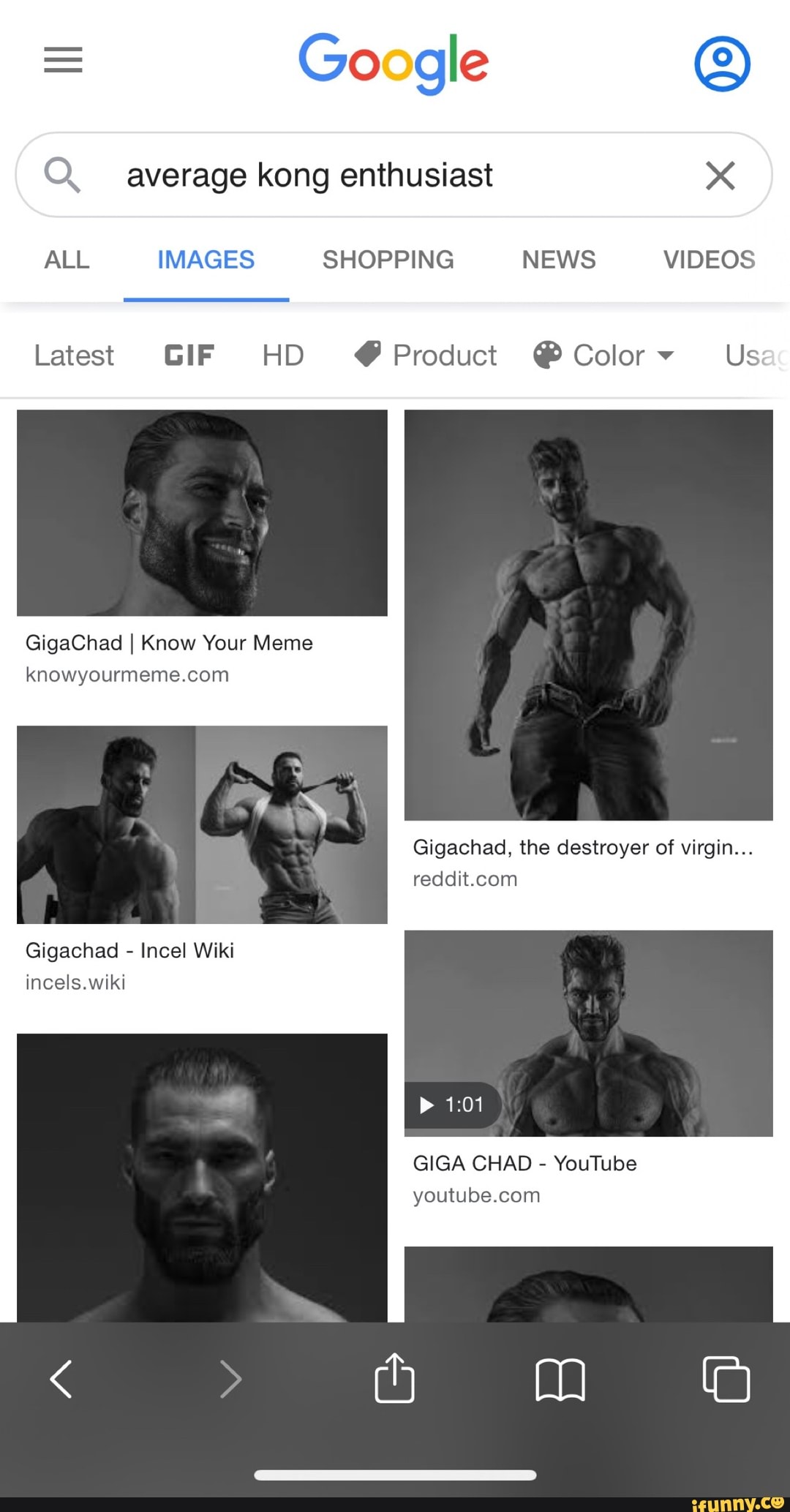 Giga Chad - Pesquisa Google