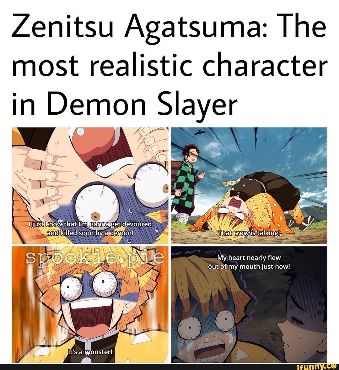 Zenitsu Agatsuma: The most realistic character in Demon Slayer My heart ...