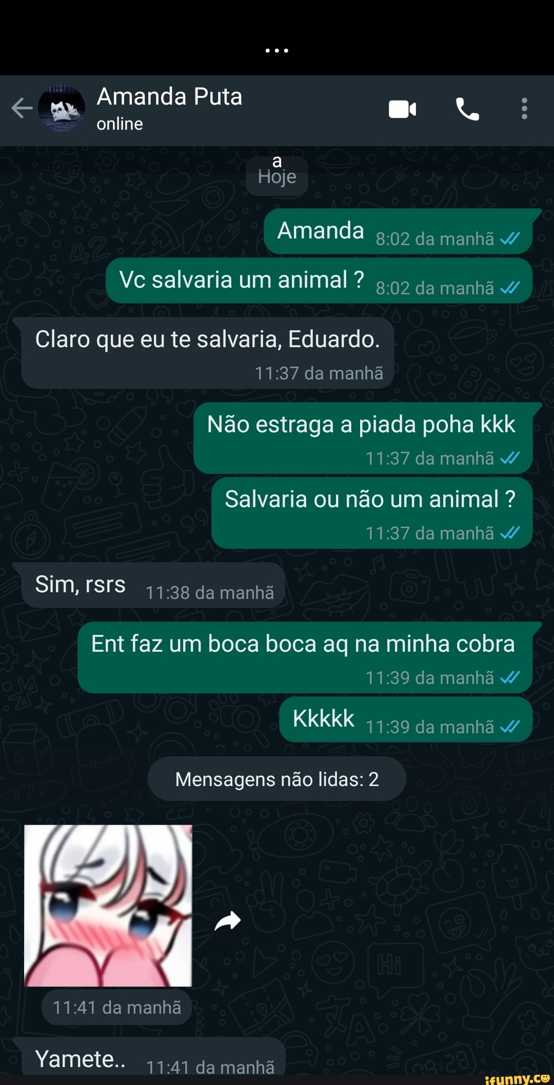 tá, e eu que fui banida pq o cara tava spammando TÁ ( e geral do chat  tava xingando ele por isso.)e eu fiz aquela básica piada de adolescente. :  r/robloxbrasil