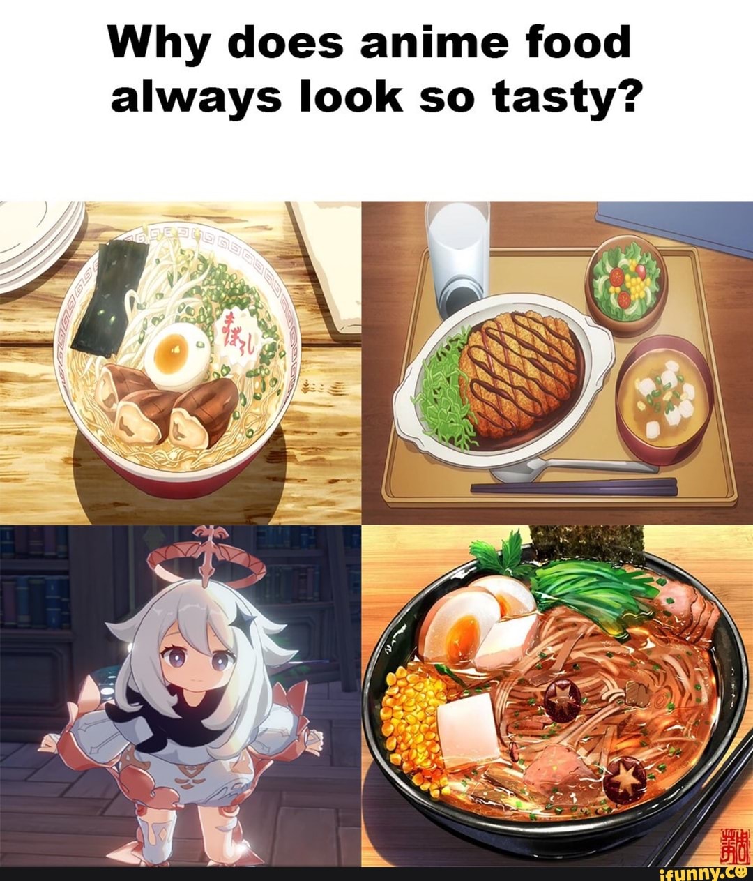 Why does anime food always look so tasty? - iFunny Brazil