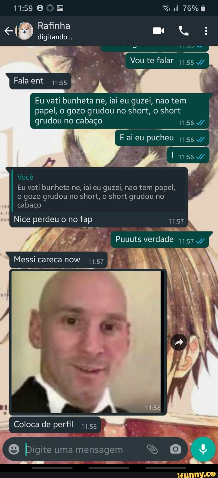 Descubra qual Titã você seria: 2-Dias e ho em Messi Vascaíno Careca -  iFunny Brazil