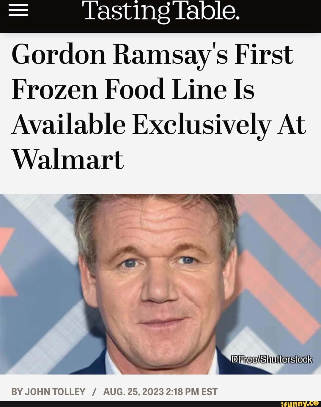 Lasting Table. Gordon Ramsay's First Frozen Food Line Is Available ...