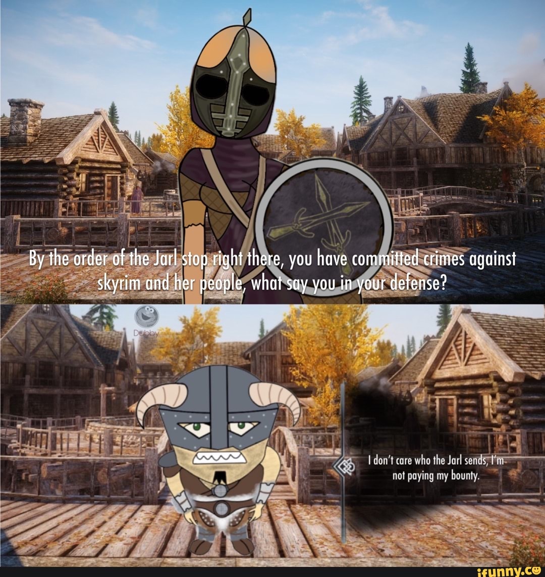 Squidward, you have committed crimes against Skyrim and her people. What  say you in your defense? : r/SkyrimMemes