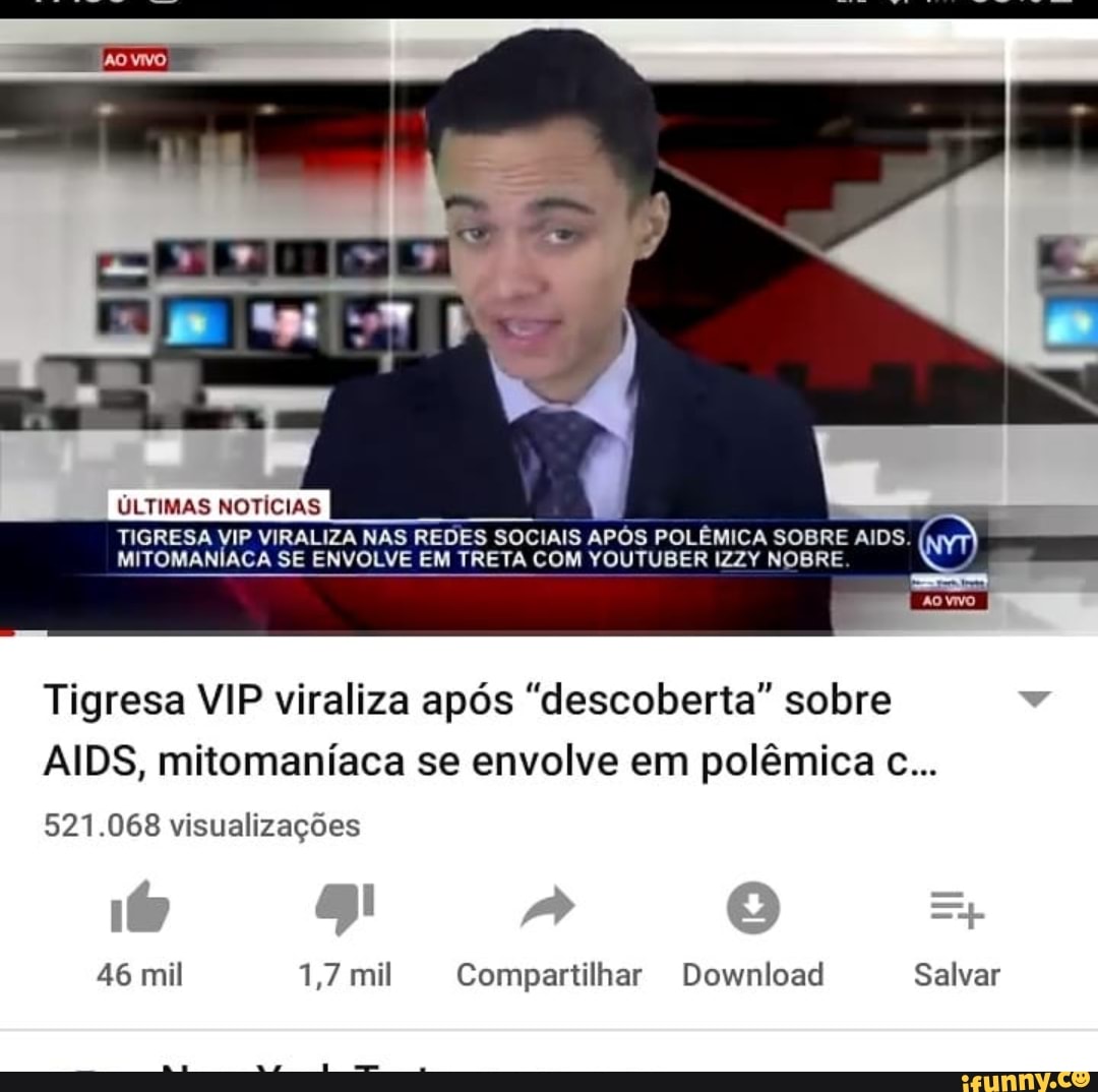 TIGRESA VIP VIRALIZA NAS REDES SOCIAIS APOS POLEMICA SOBRE AIDS. Tigresa VIP  viraliza após 