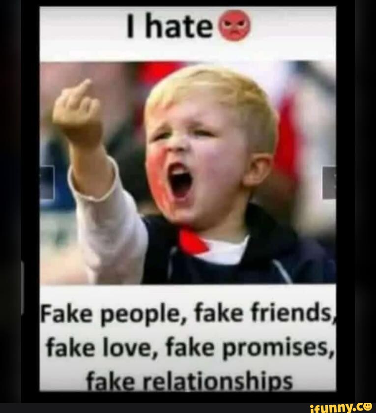 funny memes about fake people