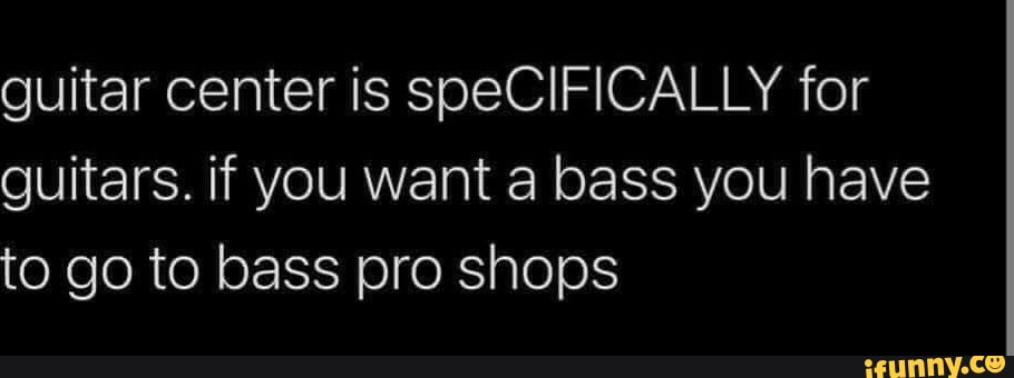 Guitar store center meme