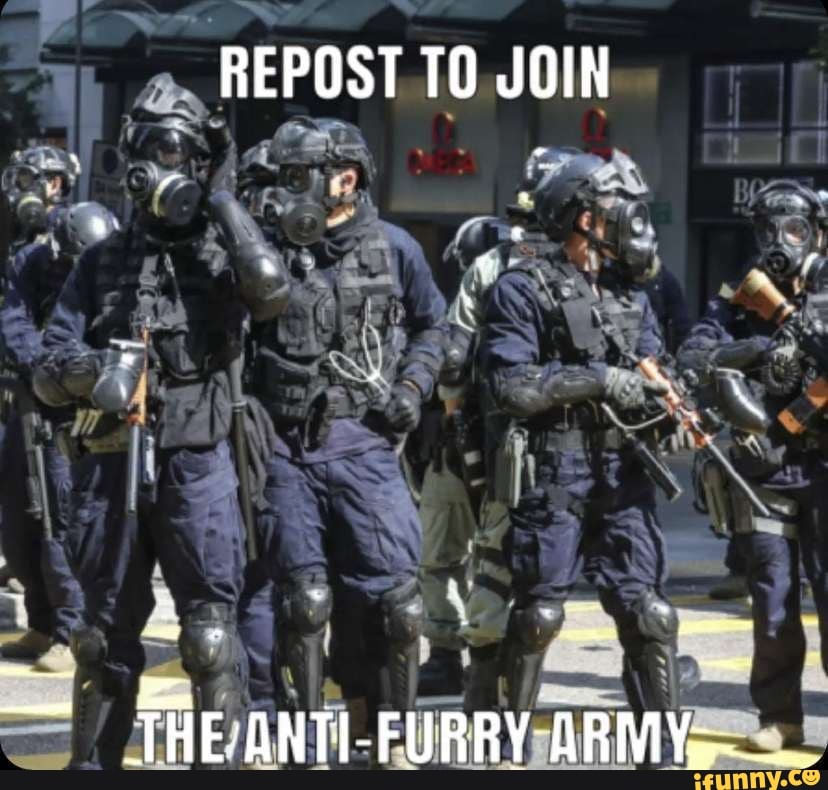 REPOST TO JOIN THE-ANTI-FURRY - iFunny Brazil