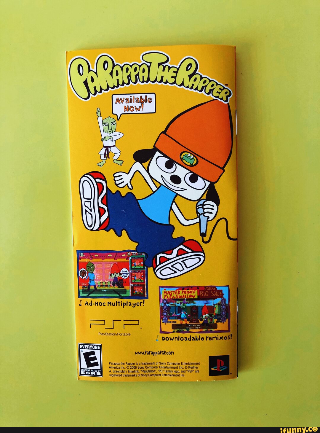 PaRappa The Rapper - Sony PSP – J&L Video Games New York City