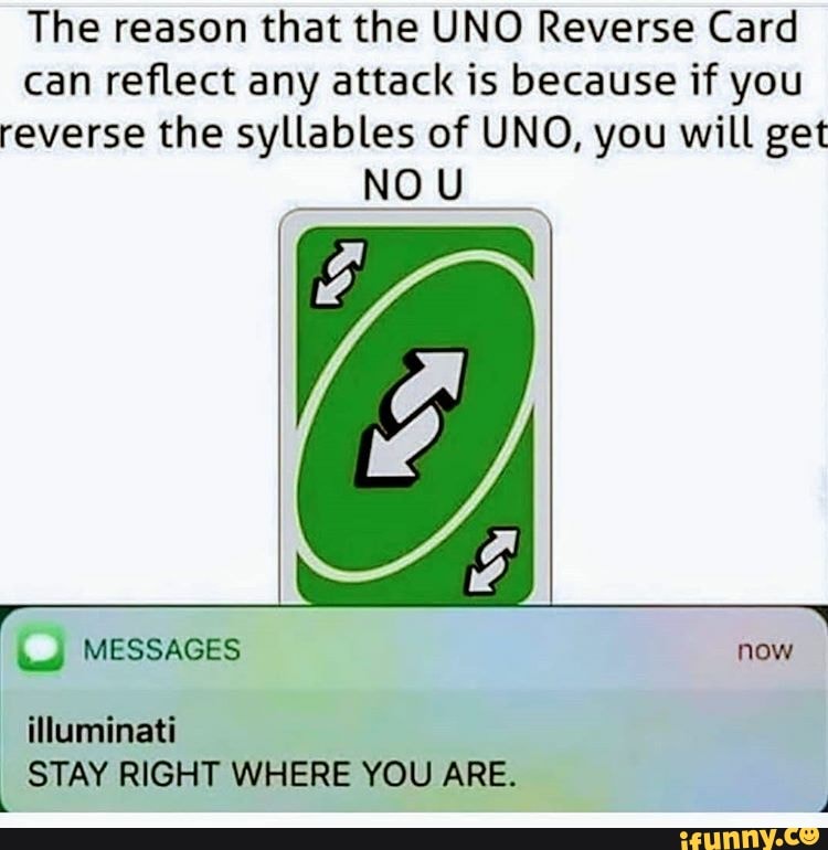 Dank Memes on X: Reverse Uno Card  / X