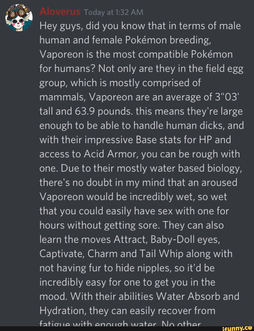 A Hey guys, did you know that in terms of male human and female Pokémon  breeding,