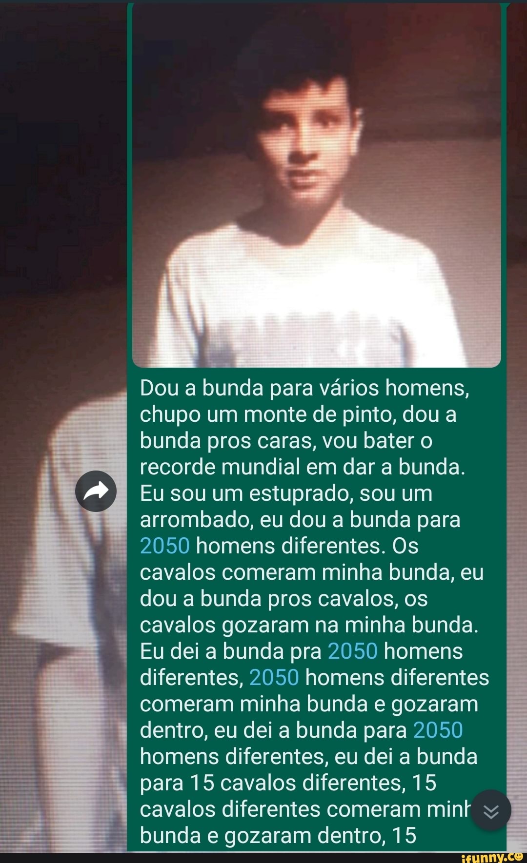 Dou a bunda para vários homens, chupo um monte de pinto, dou a bunda pros  caras,