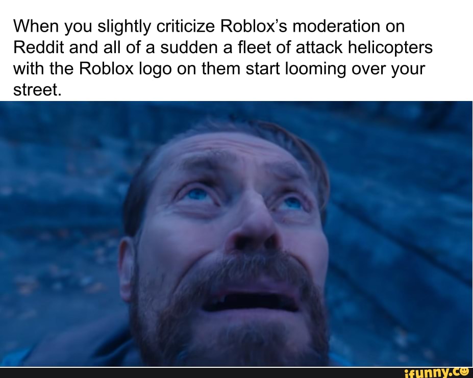 Roblox Moderation Meme
