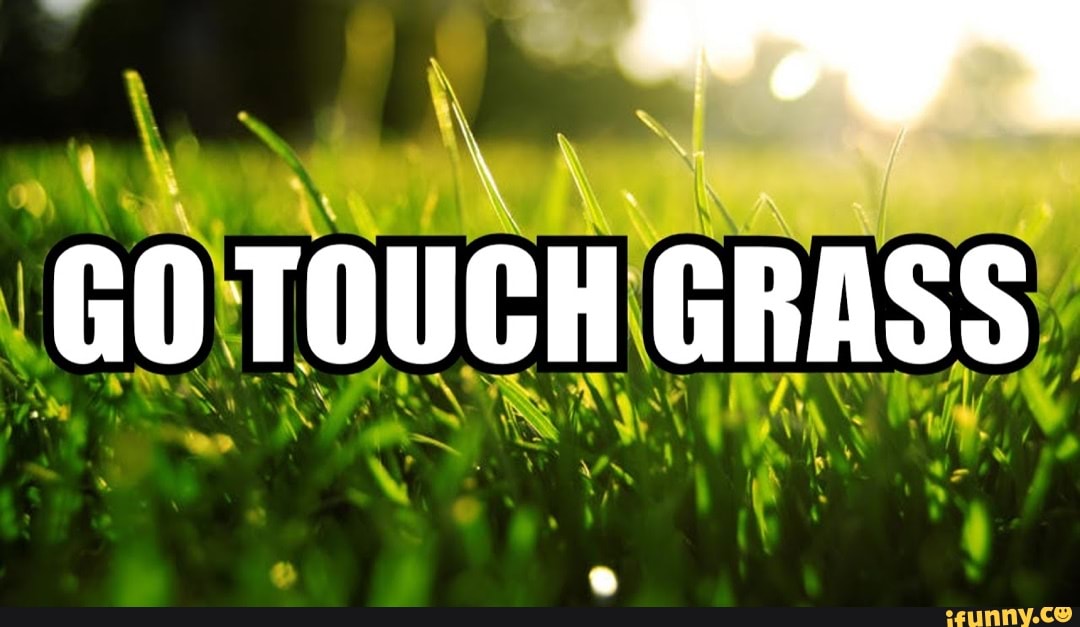 Touch grass - iFunny Brazil