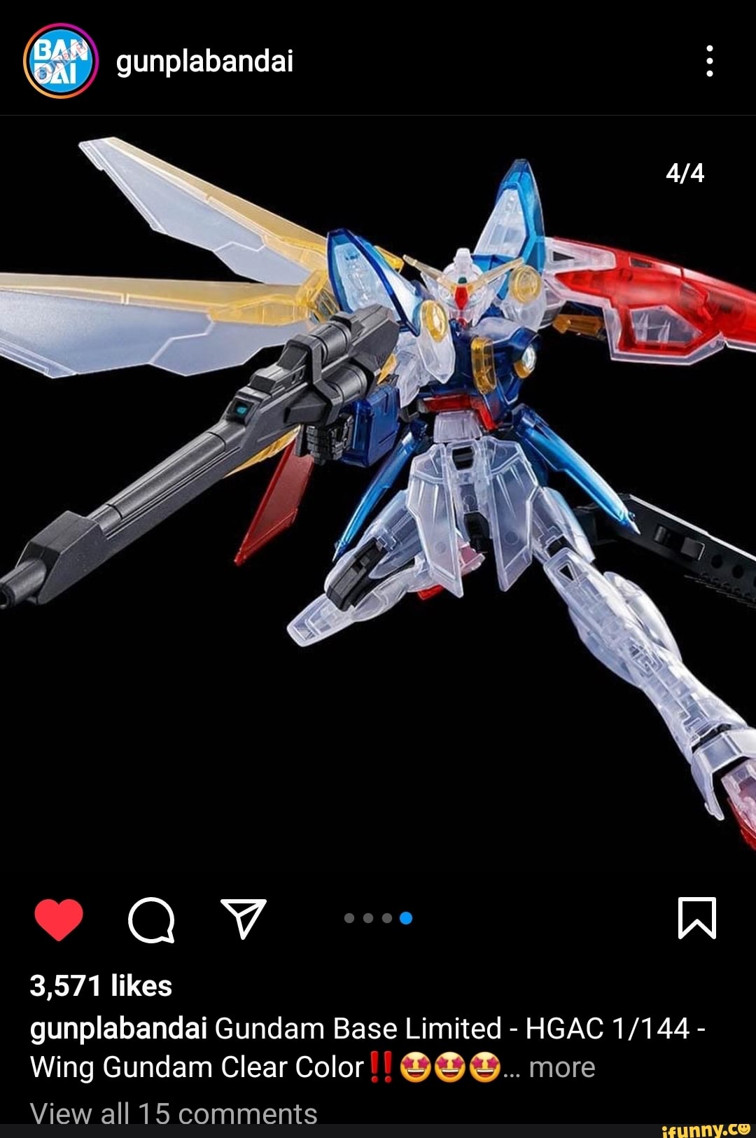 Gundam hg clear 2025 wings